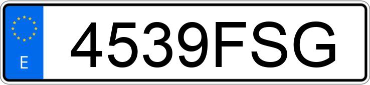 Numer rejestracyjny 4539FSG posiada OPEL ASTRA Numer rejestracyjny 4539FSG posiada OPEL ASTRA