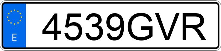 Numer rejestracyjny 4539GVR posiada SEAT LEON