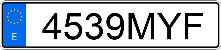 Numer rejestracyjny 4539MYF posiada KIA NIRO Numer rejestracyjny 4539MYF posiada KIA NIRO