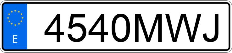 Numer rejestracyjny 4540MWJ posiada BMW X6