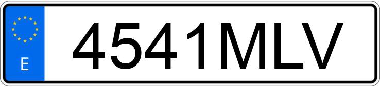 Numer rejestracyjny 4541MLV posiada CITROEN BERLINGO