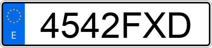 Numer rejestracyjny 4542FXD posiada TOYOTA LAND CRUISER Numer rejestracyjny 4542FXD posiada TOYOTA LAND CRUISER