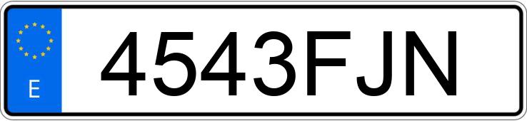 Numer rejestracyjny 4543FJN posiada FORD FOCUS 1.8 TDCI TREND Numer rejestracyjny 4543FJN posiada FORD FOCUS 1.8 TDCI TREND