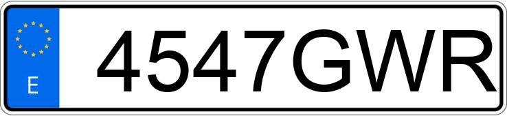 Numer rejestracyjny 4547GWR posiada VOLKSWAGEN SCIROCCO Numer rejestracyjny 4547GWR posiada VOLKSWAGEN SCIROCCO