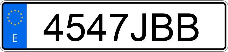 Numer rejestracyjny 4547JBB posiada AUDI A3 Numer rejestracyjny 4547JBB posiada AUDI A3