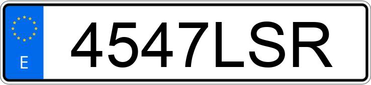 Numer rejestracyjny 4547LSR posiada MERCEDES V (638-639-447)