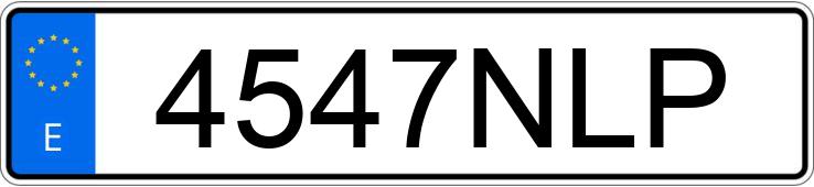 Numer rejestracyjny 4547NLP posiada MERCEDES CLA (178)