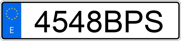 Numer rejestracyjny 4548BPS posiada AUDI CABRIOLET