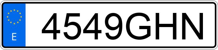 Numer rejestracyjny 4549GHN posiada HARLEY DAVIDSON SPORTSTER 883