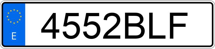 Numer rejestracyjny 4552BLF posiada VOLKSWAGEN BORA Numer rejestracyjny 4552BLF posiada VOLKSWAGEN BORA