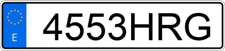 Numer rejestracyjny 4553HRG posiada DACIA DUSTER