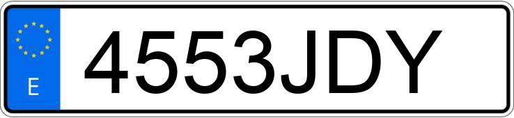 Numer rejestracyjny 4553JDY posiada KEEWAY SUPERLIGHT