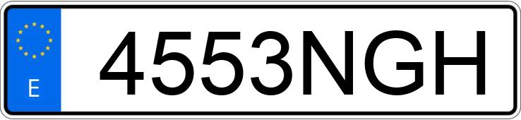 Numer rejestracyjny 4553NGH posiada VOLVO XC40