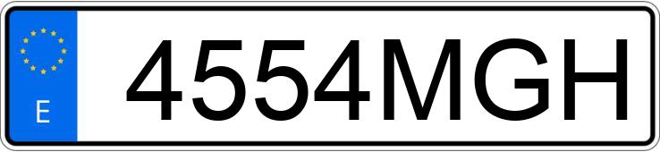 Numer rejestracyjny 4554MGH posiada ISUZU DMAX