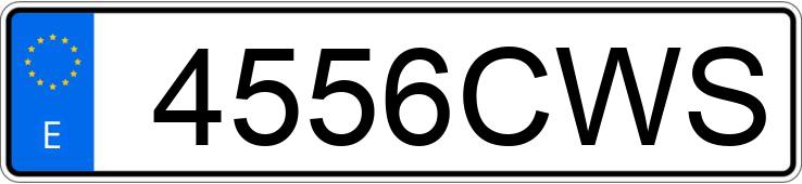 Numer rejestracyjny 4556CWS posiada OPEL ASTRA