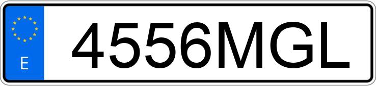 Numer rejestracyjny 4556MGL posiada VOLKSWAGEN POLO