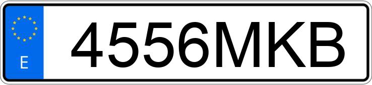 Numer rejestracyjny 4556MKB posiada VOLKSWAGEN CADDY