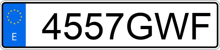Numer rejestracyjny 4557GWF posiada BMW SERIE 5 Numer rejestracyjny 4557GWF posiada BMW SERIE 5