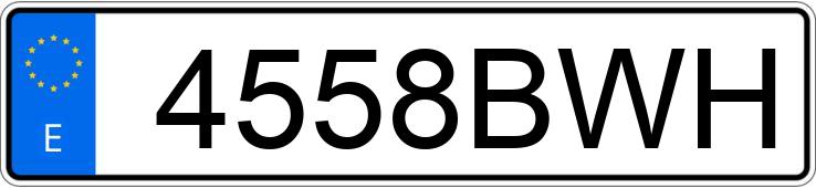 Numer rejestracyjny 4558BWH posiada FORD FOCUS