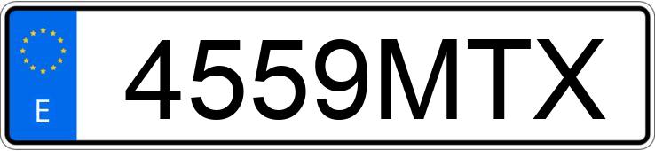 Numer rejestracyjny 4559MTX posiada HYUNDAI IONIQ 6