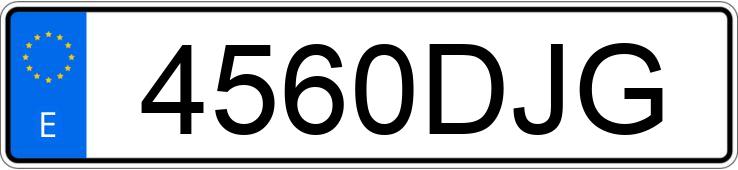 Numer rejestracyjny 4560DJG posiada FORD MONDEO