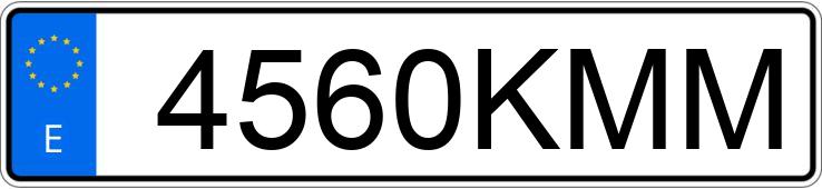 Registreringsnummeret 4560KMM har DACIA DUSTER