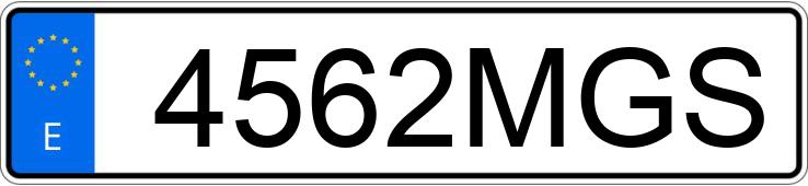 Numer rejestracyjny 4562MGS posiada CUPRA LEON