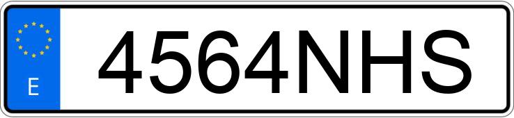 Numer rejestracyjny 4564NHS posiada SUNBEAM 424