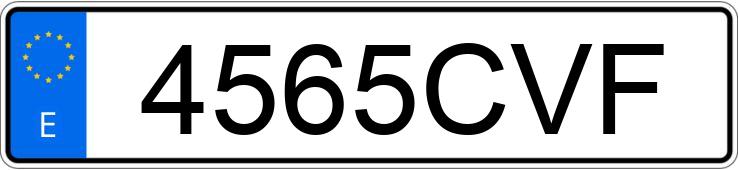 Numer rejestracyjny 4565CVF posiada BMW SERIE 3