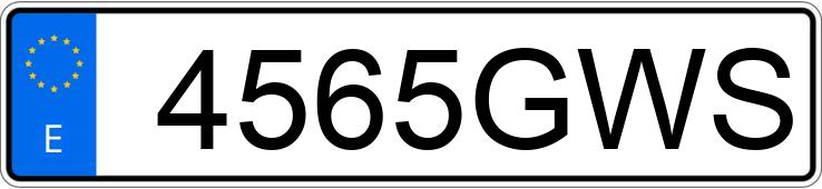 Numer rejestracyjny 4565GWS posiada OPEL INSIGNIA