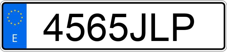 Numer rejestracyjny 4565JLP posiada LAND ROVER RANGE ROVER EVOQUE