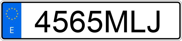 Numer rejestracyjny 4565MLJ posiada MERCEDES V (638-639-447)
