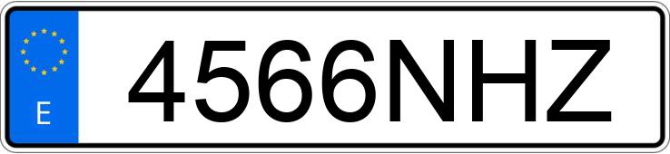 Numer rejestracyjny 4566NHZ posiada VOLKSWAGEN GOLF