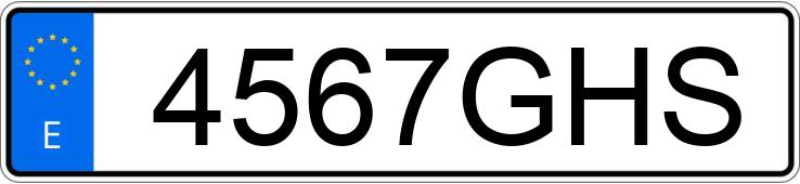 Numer rejestracyjny 4567GHS posiada OPEL ZAFIRA