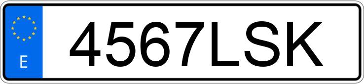 Numer rejestracyjny 4567LSK posiada CITROEN C4 Numer rejestracyjny 4567LSK posiada CITROEN C4