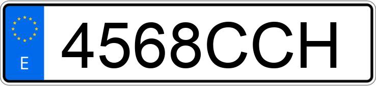 Numer rejestracyjny 4568CCH posiada PEUGEOT PARTNER Numer rejestracyjny 4568CCH posiada PEUGEOT PARTNER