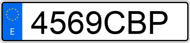 Numer rejestracyjny 4569CBP posiada FORD FOCUS