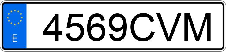Numer rejestracyjny 4569CVM posiada SEAT IBIZA Numer rejestracyjny 4569CVM posiada SEAT IBIZA