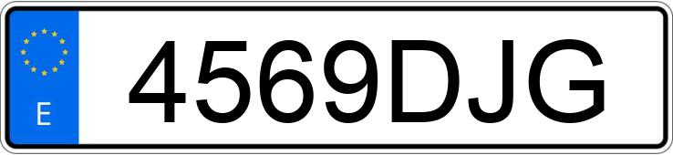 Numer rejestracyjny 4569DJG posiada ALFA ROMEO 166