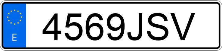 Numer rejestracyjny 4569JSV posiada MERCEDES B (246/242)