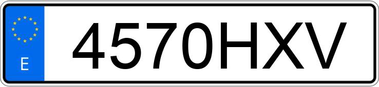 Numer rejestracyjny 4570HXV posiada AUDI A5 SPORTBACK