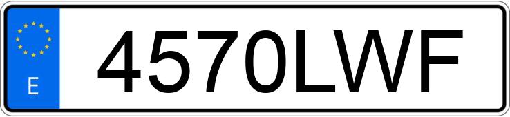 Numer rejestracyjny 4570LWF posiada KIA XCEED