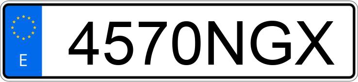 Numer rejestracyjny 4570NGX posiada CUPRA TERRAMAR Numer rejestracyjny 4570NGX posiada CUPRA TERRAMAR