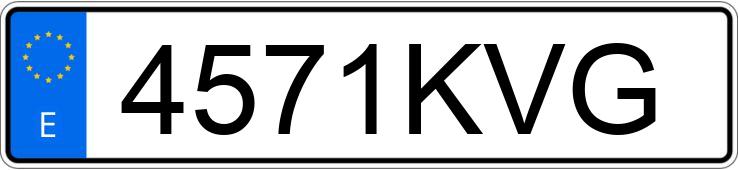 Numer rejestracyjny 4571KVG posiada AUDI A5 SPORTBACK