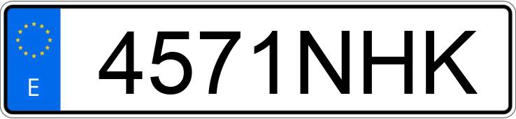 Numer rejestracyjny 4571NHK posiada CITROEN BERLINGO Numer rejestracyjny 4571NHK posiada CITROEN BERLINGO