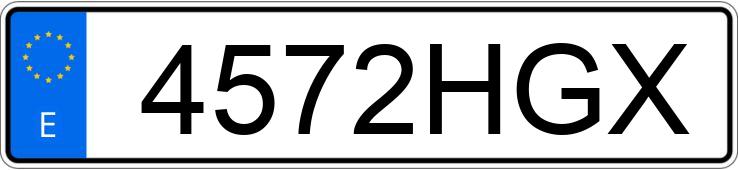 Numer rejestracyjny 4572HGX posiada FORD FIESTA Numer rejestracyjny 4572HGX posiada FORD FIESTA