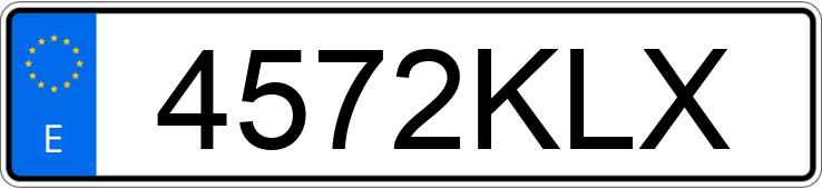 Numer rejestracyjny 4572KLX posiada PEUGEOT 5008