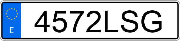 Numer rejestracyjny 4572LSG posiada MERCEDES A (176)