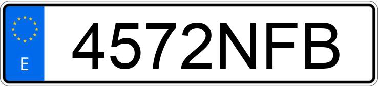 Numer rejestracyjny 4572NFB posiada CITROEN C3