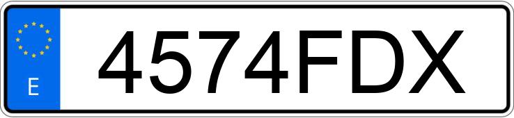 Numer rejestracyjny 4574FDX posiada CITROEN C3